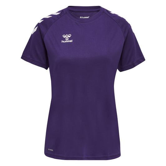 White - Front - Hummel Womens-Ladies Core XK T-Shirt