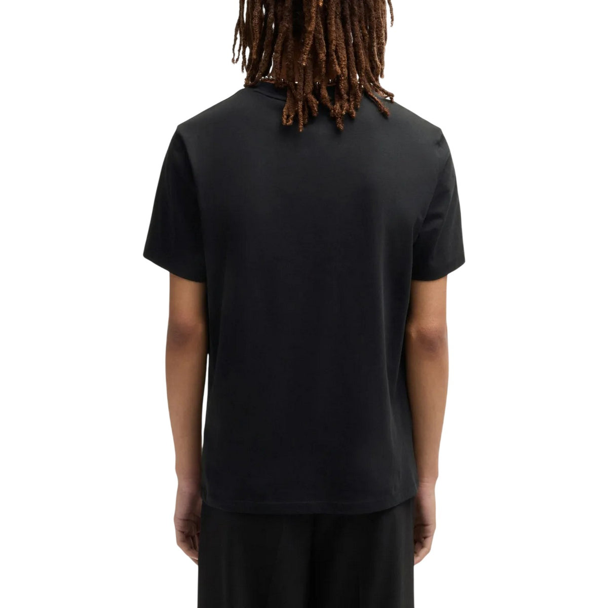 Black - Back - Hugo Mens Dog Oversized T-Shirt