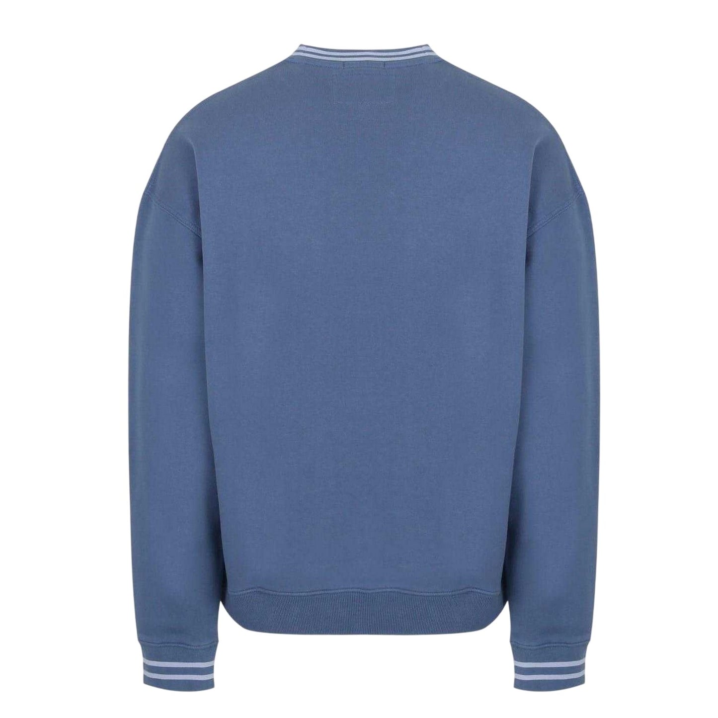 Steel Blue - Back - Jack Wills Mens Graphic Print Drop Shoulder Relaxed Fit Sweatshirt