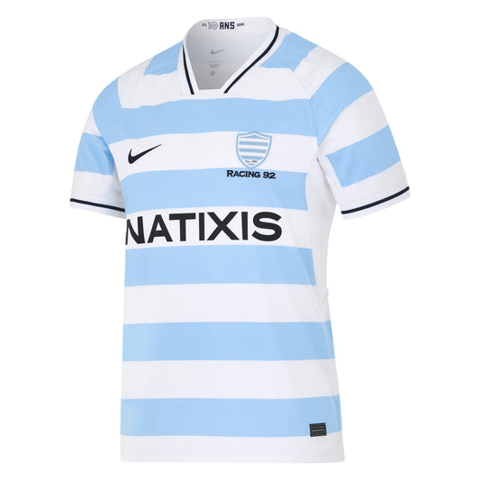 White-Off White - Front - Nike Mens Racing 92 Polyester Rugby Shirt