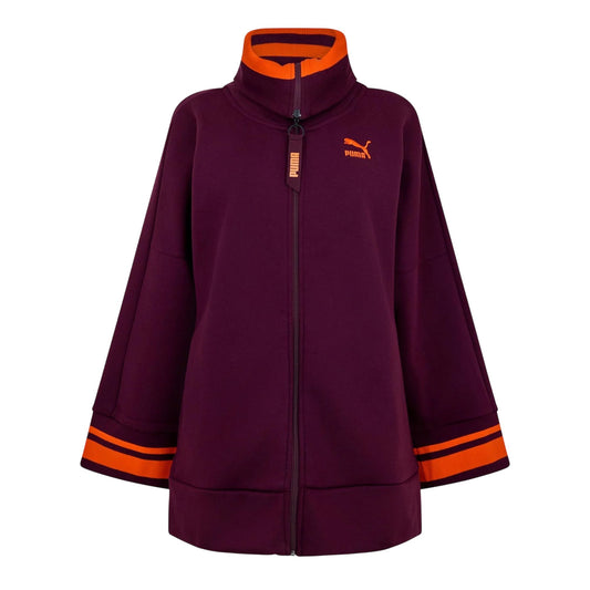 Purple - Front - Puma Womens-Ladies Winetas Full Zip Hoodie