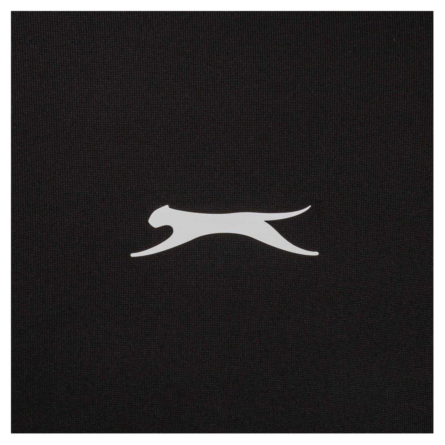 Black - Side - Slazenger Mens Quarter Zip Sweatshirt