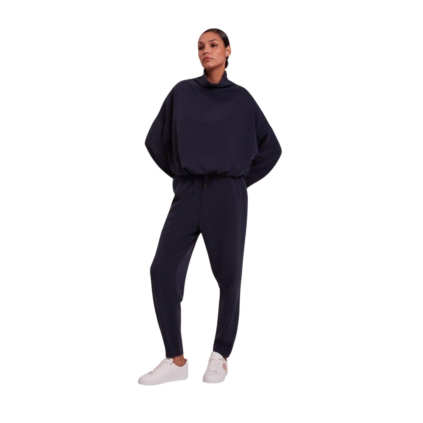 Navy - Lifestyle - Ted Baker Womens-Ladies Funnel Neck Sweatshirt