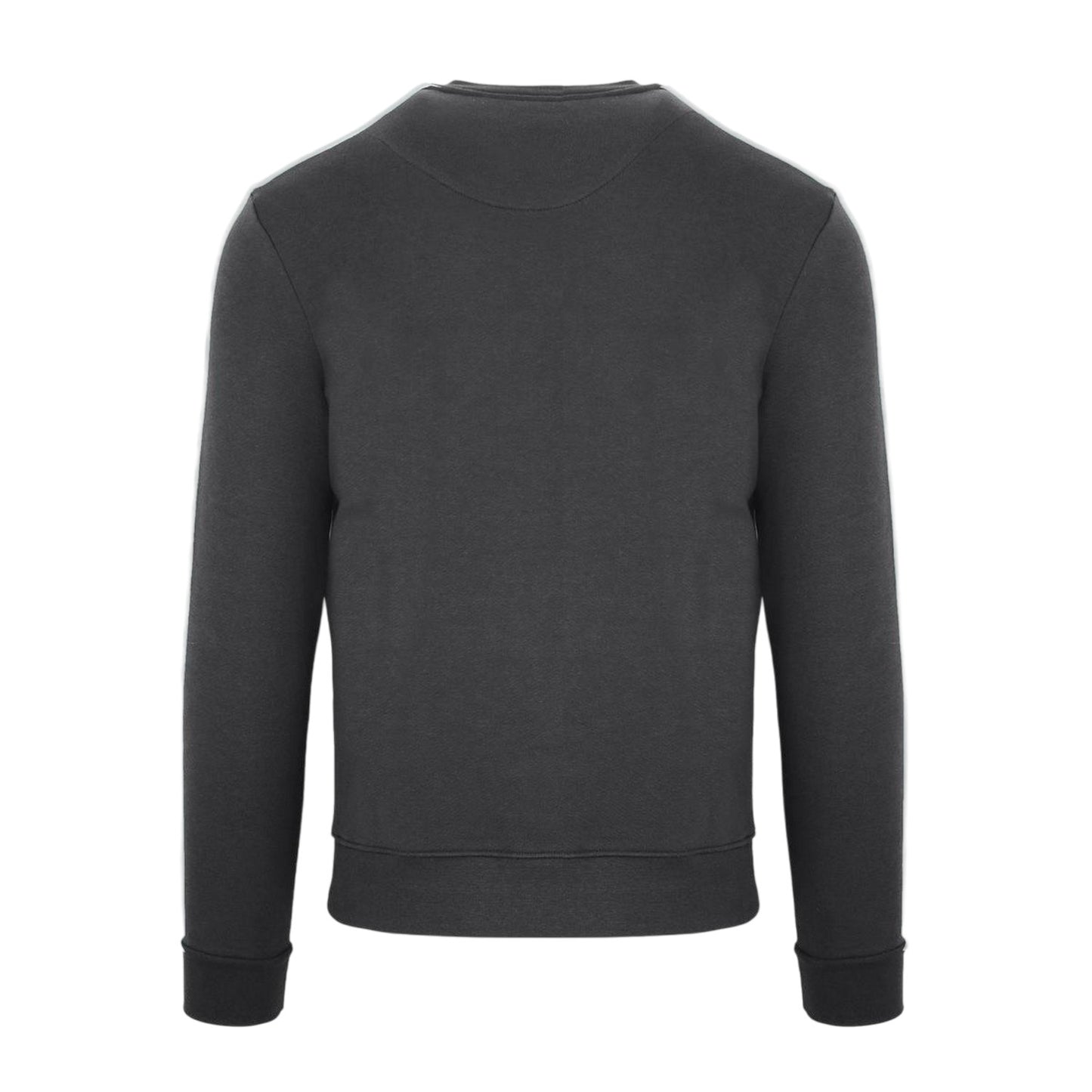 Antracite - Back - Aquascutum Mens London Double Stripe Sweatshirt