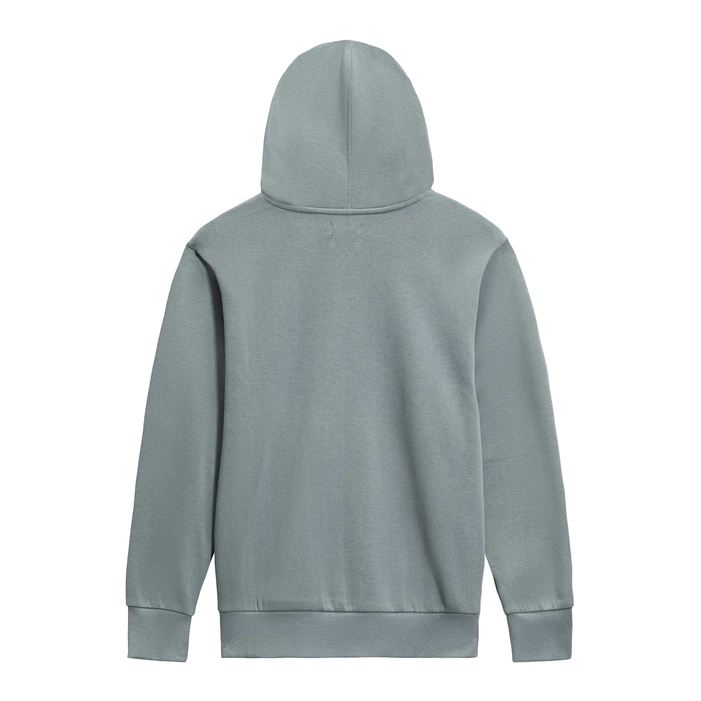 Grey-Blue - Back - Hurley Mens Logo Printed Regular Hoodie