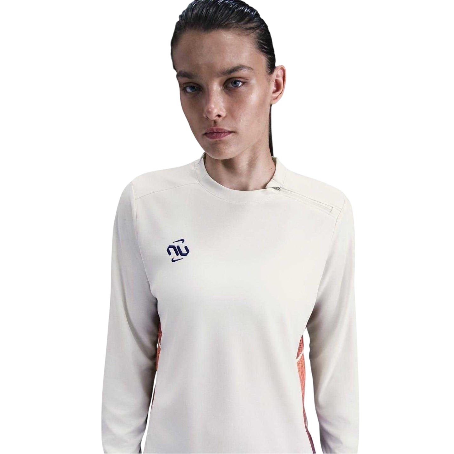 Beige - Side - Nike Womens-Ladies United Academy Dri-FIT Regular Raglan Sweatshirt