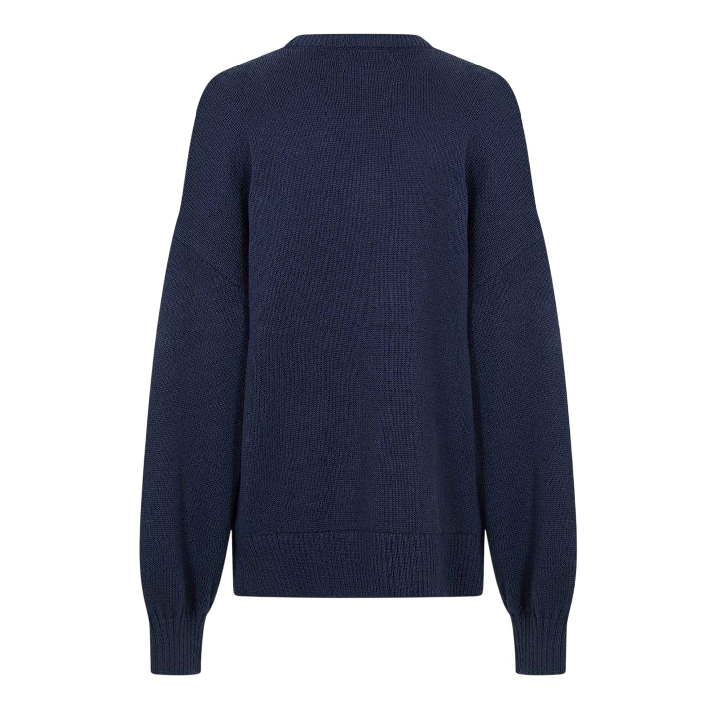Navy - Back - Jack Wills Womens-Ladies Drop Shoulder Regular Sweater Top