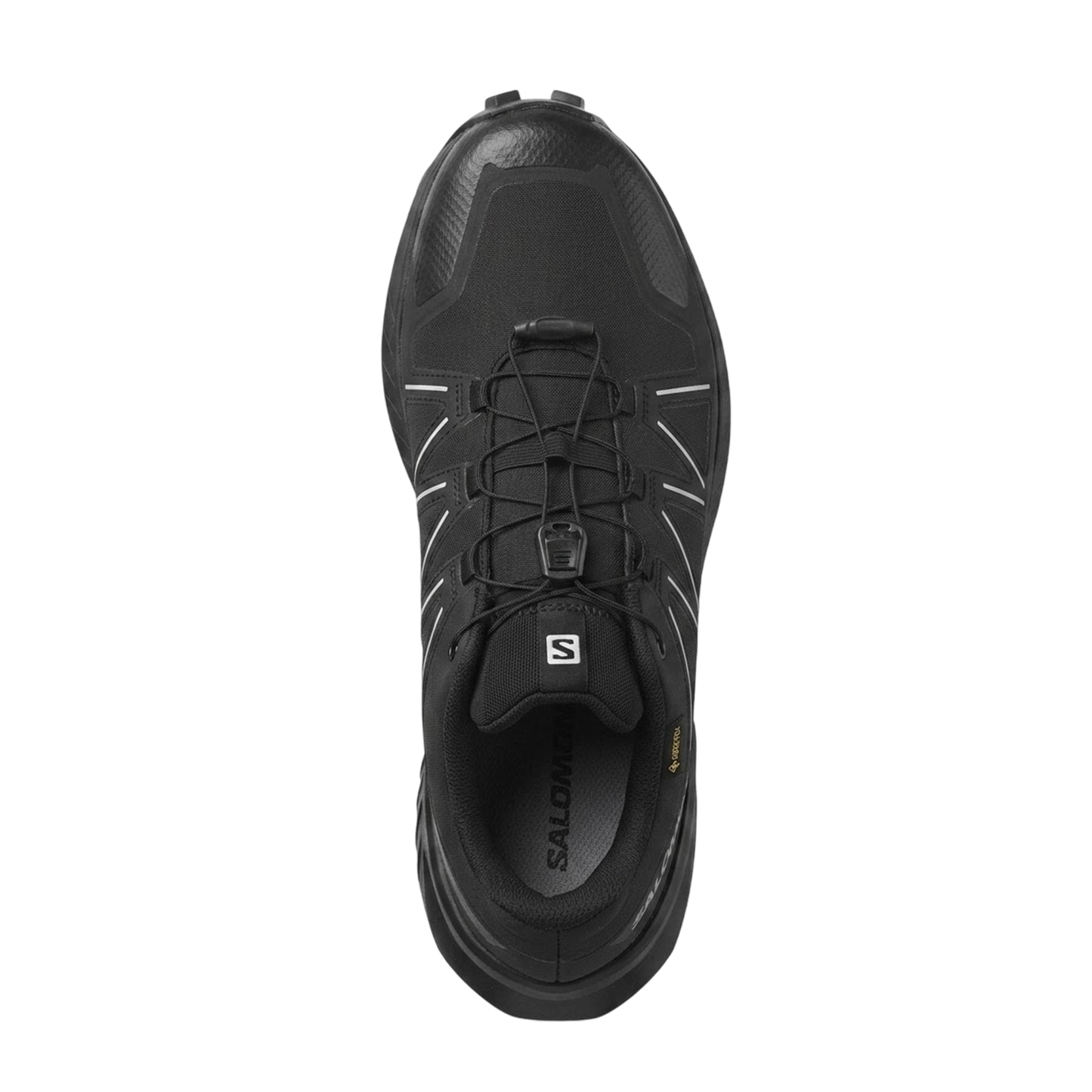 Black - Side - Salomon Womens-Ladies Peak GORE-TEX Running Shoes