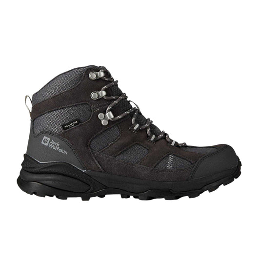 Black - Front - Jack Wolfskin Mens Leather Hiking Boots