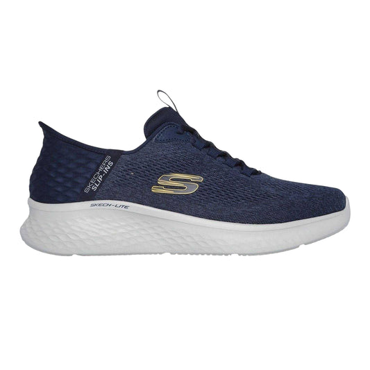 Navy - Front - Skechers Mens Skech-Lite Pro Primebase Slip-In Trainers