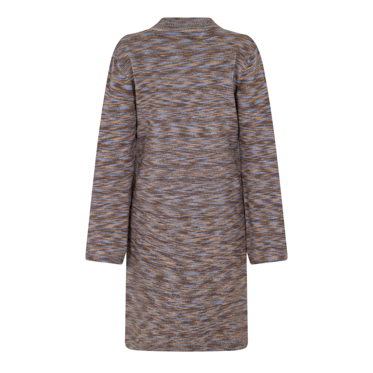 Pinecone Brown - Back - Mamalicious Womens-Ladies Mock Neck Sweater Dress