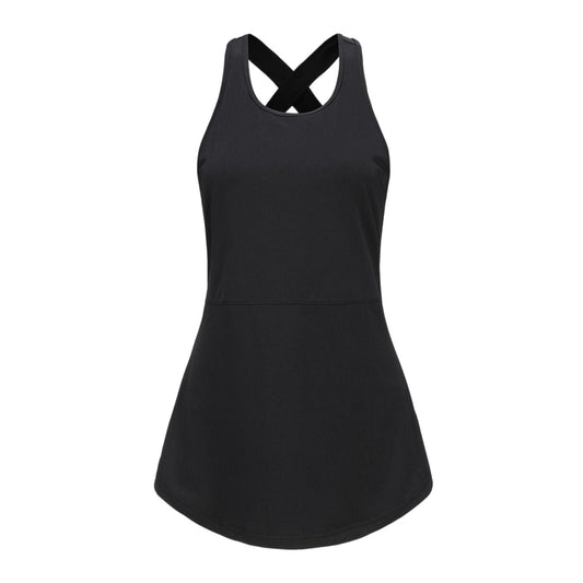 Black - Front - Slazenger Womens-Ladies Sleeveless Vest Top