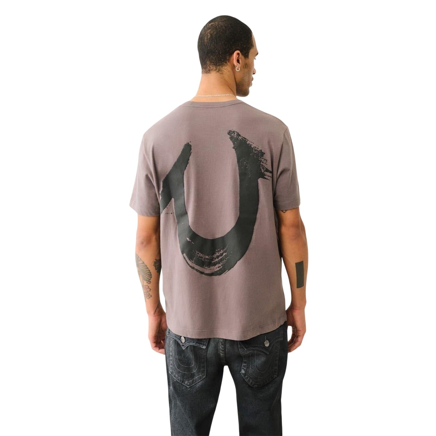 Iron Gate - Back - True Religion Mens Horseshoe Relaxed Fit T-Shirt