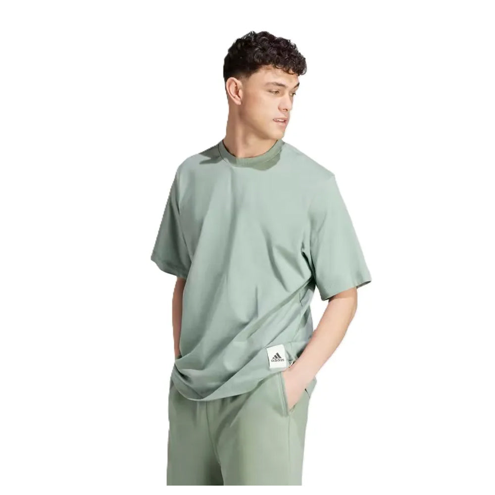 Green - Lifestyle - Adidas Unisex Adult Lounge T-Shirt
