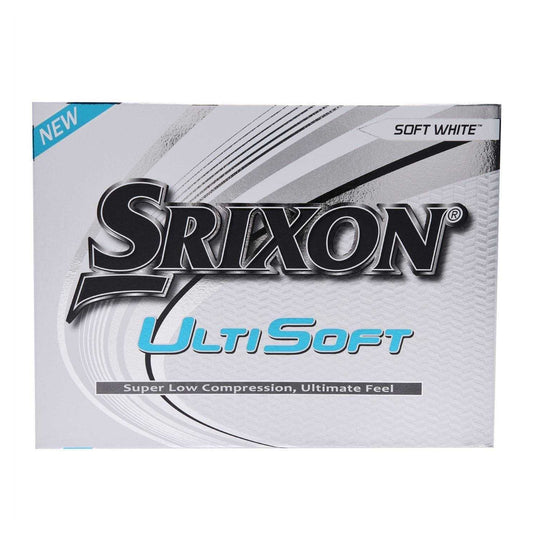 White - Front - Srixon Ultisoft Golf Balls (Pack of 12)