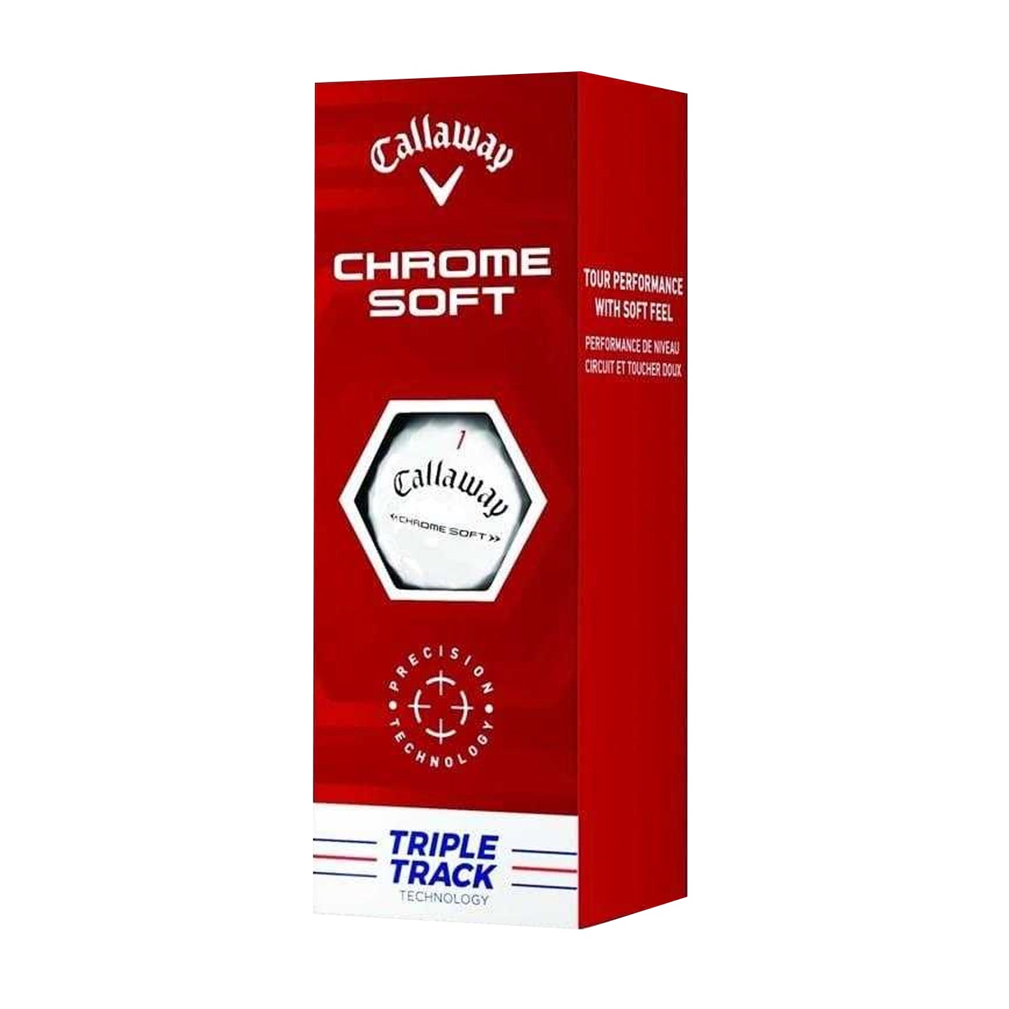 White - Back - Callaway Triple Golf Balls (Pack of 12)