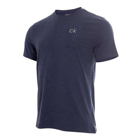 Navy Marl - Front - Calvin Klein Mens Newport Golf T-Shirt