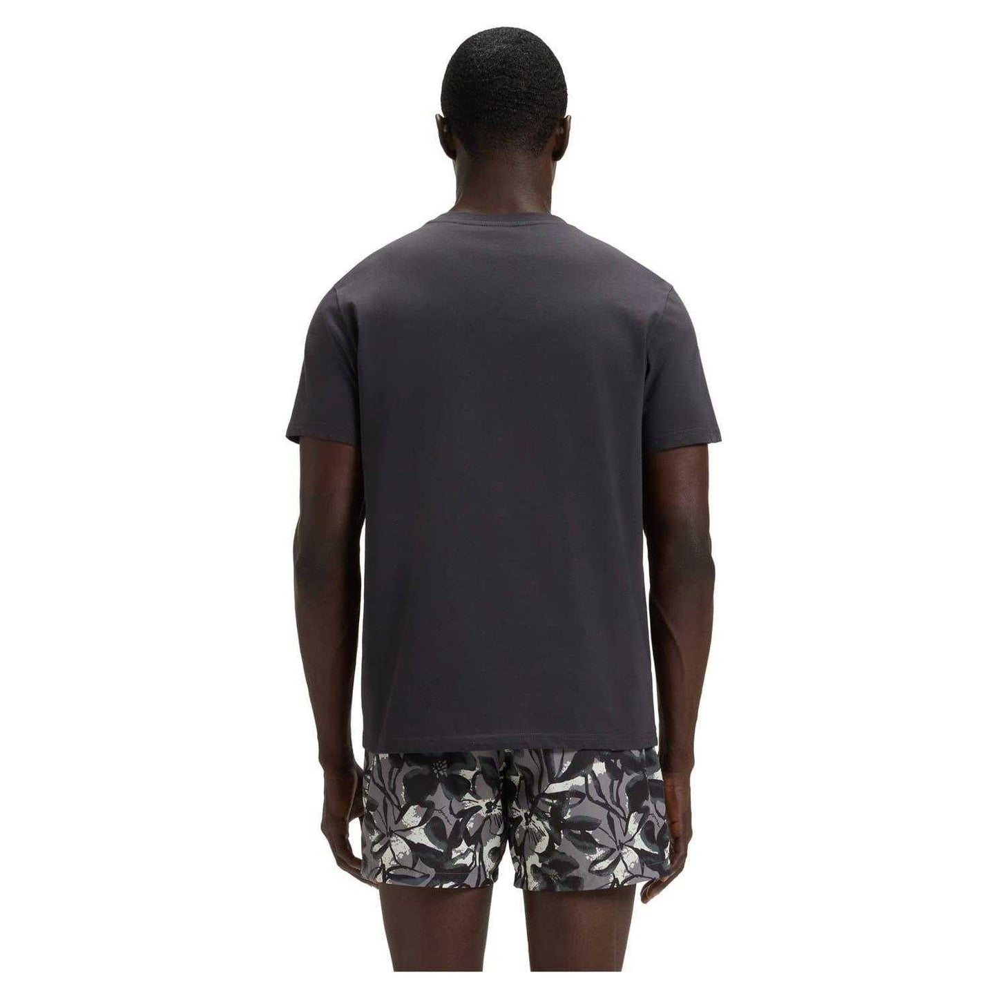 Dark Grey - Back - Boss Mens Hbw Logo T-Shirt