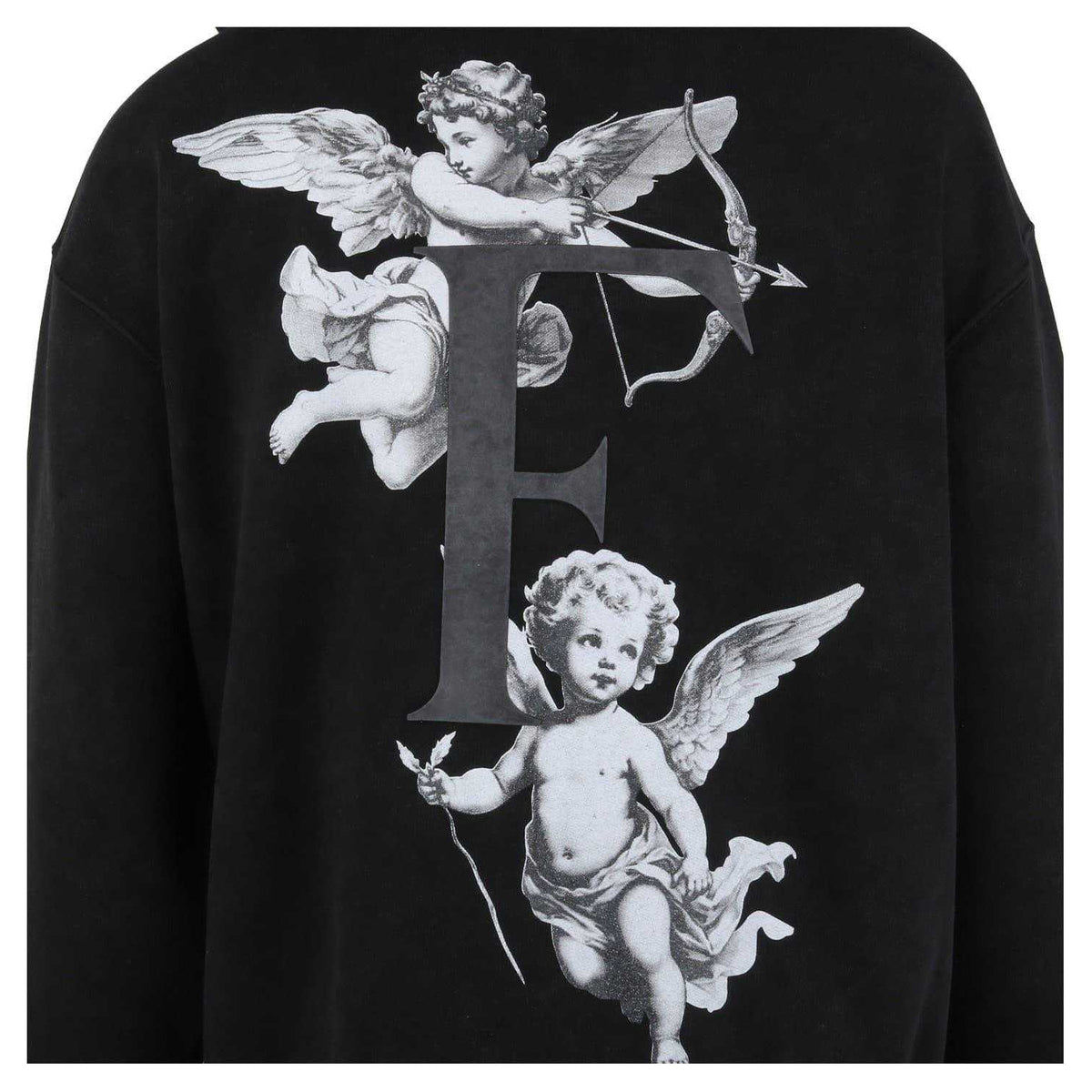 Faded Grey Faded - Side - Firetrap Unisex Adult Cherub Hoodie
