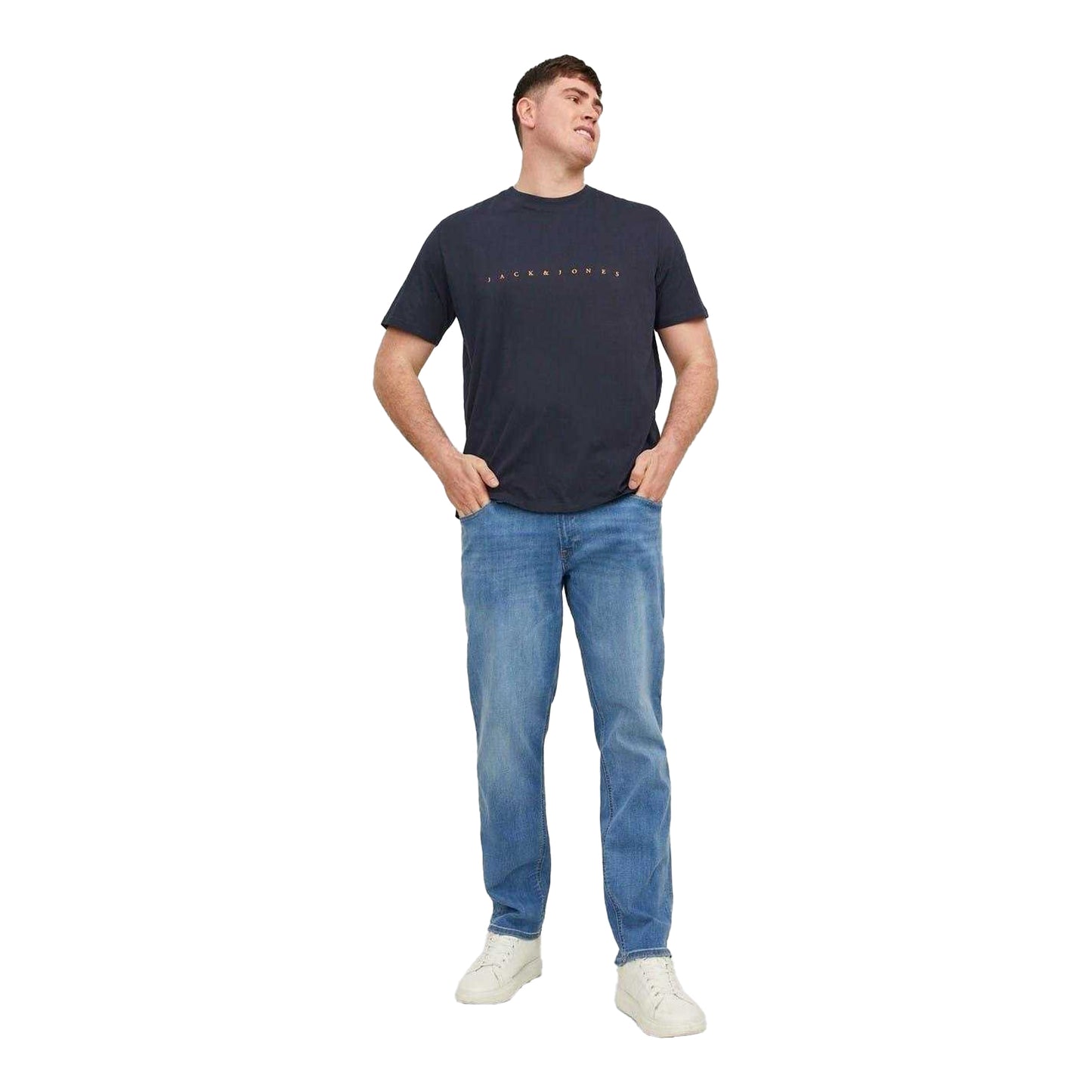 Dark Navy - Lifestyle - Jack And Jones Mens Star Relaxed Fit T-Shirt
