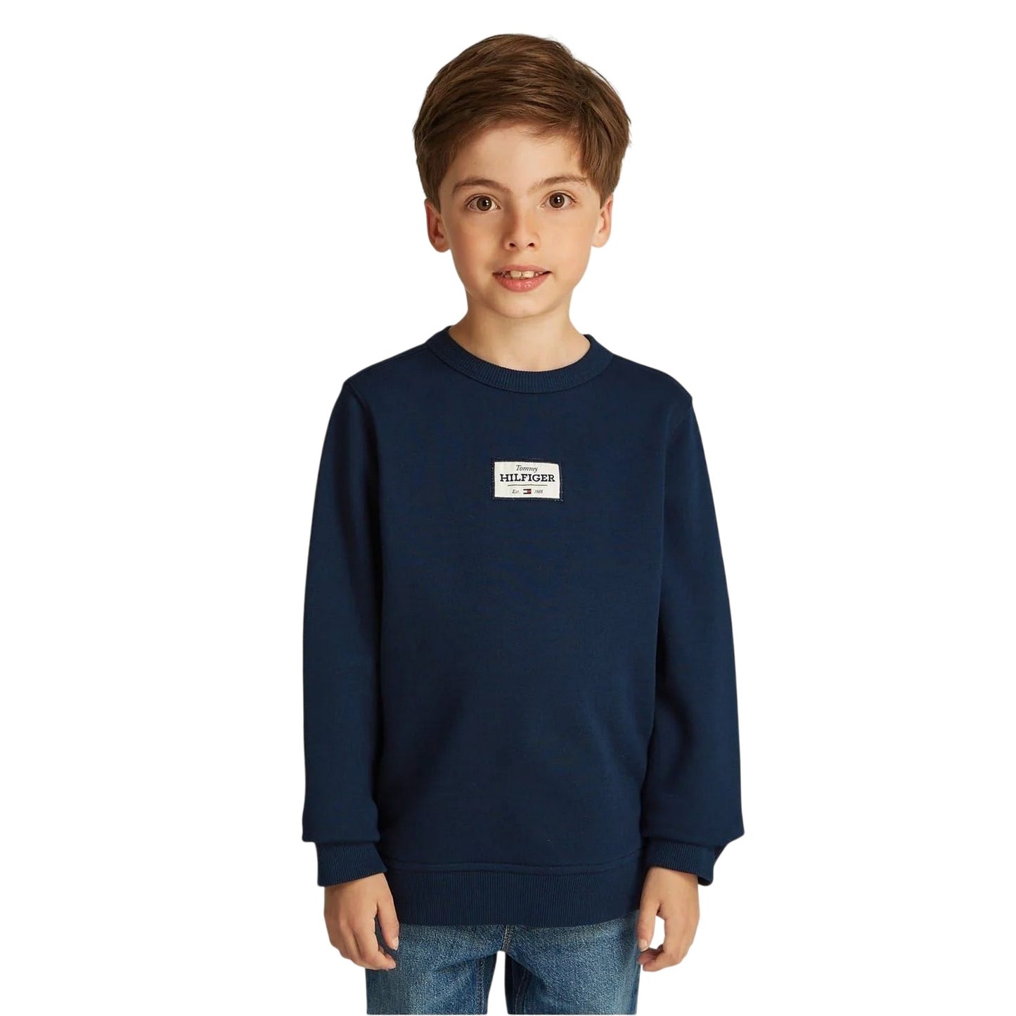 Navy - Lifestyle - Tommy Hilfiger Childrens-Kids 1985 Regular Sweatshirt