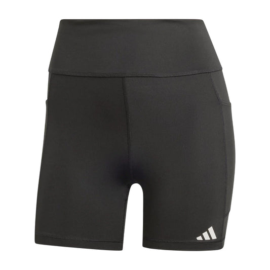 Black - Front - Adidas Womens-Ladies Own The Run Legging Shorts