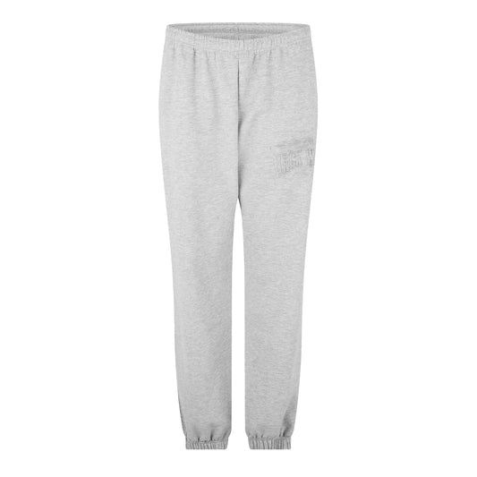 Grey Marl - Front - Jack Wills Womens-Ladies Logo Jogging Bottoms