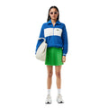 Blue - Back - Lacoste Womens-Ladies Zipper Cotton Colour Block Cardigan
