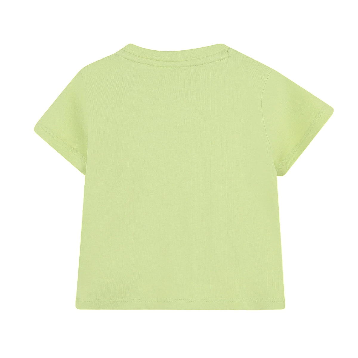 Apple Green - Back - Boss Childrens-Kids Lettering Crew Neck Regular T-Shirt