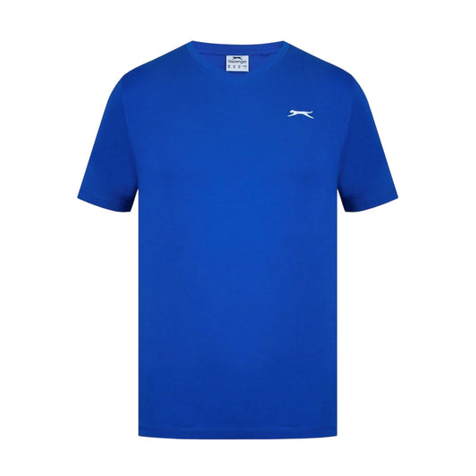 Royal Blue - Front - Slazenger Mens Embroidered Logo Cotton T-Shirt