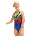 Blue Green - Lifestyle - Speedo Girls Medalist One Piece Swimsuit