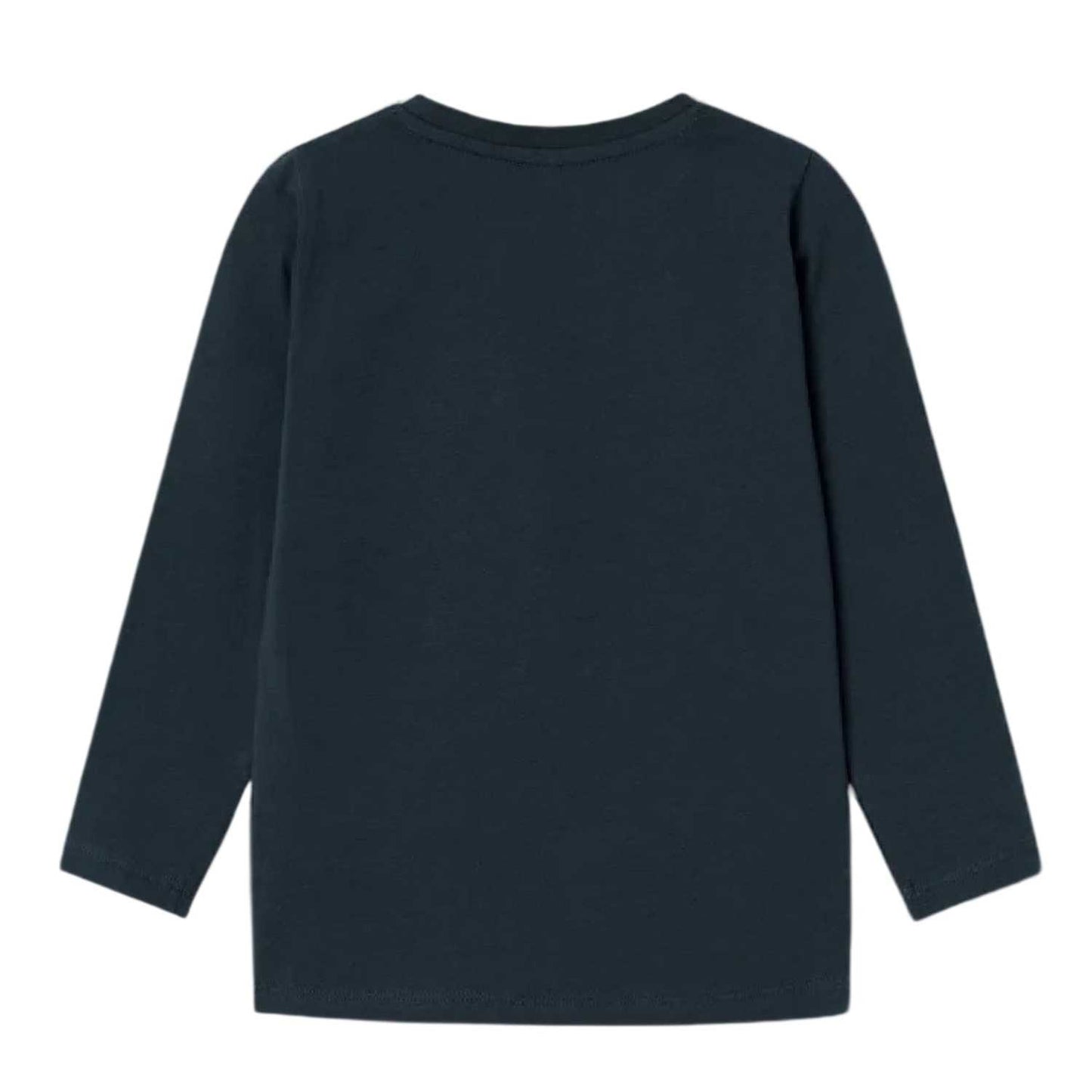 Dark Sapphire - Back - Paw Patrol Childrens-Kids Chase & Marshall Long-Sleeved T-Shirt