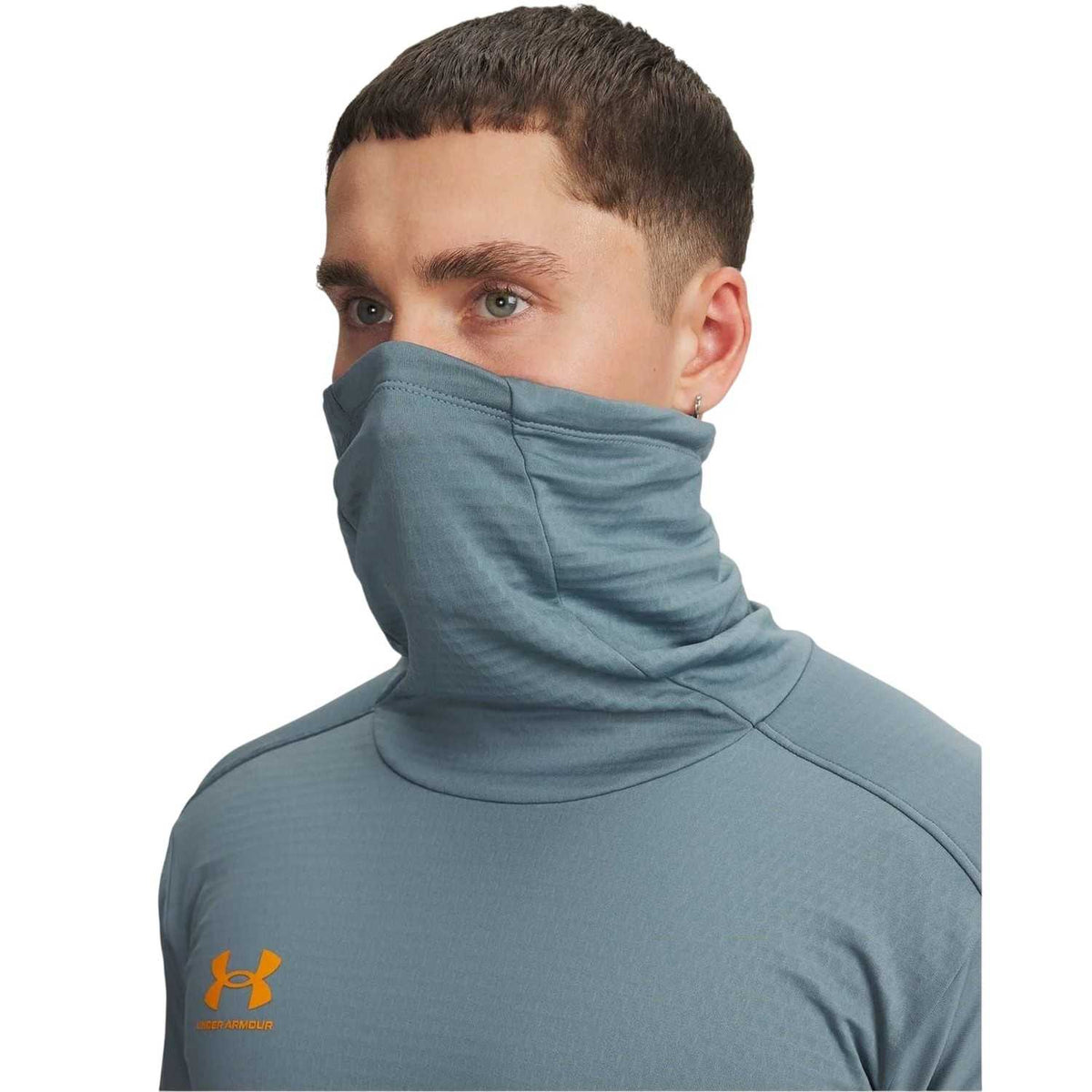 Jasper - Side - Under Armour Mens Challenger Pro Funnel Neck Slim T-Shirt