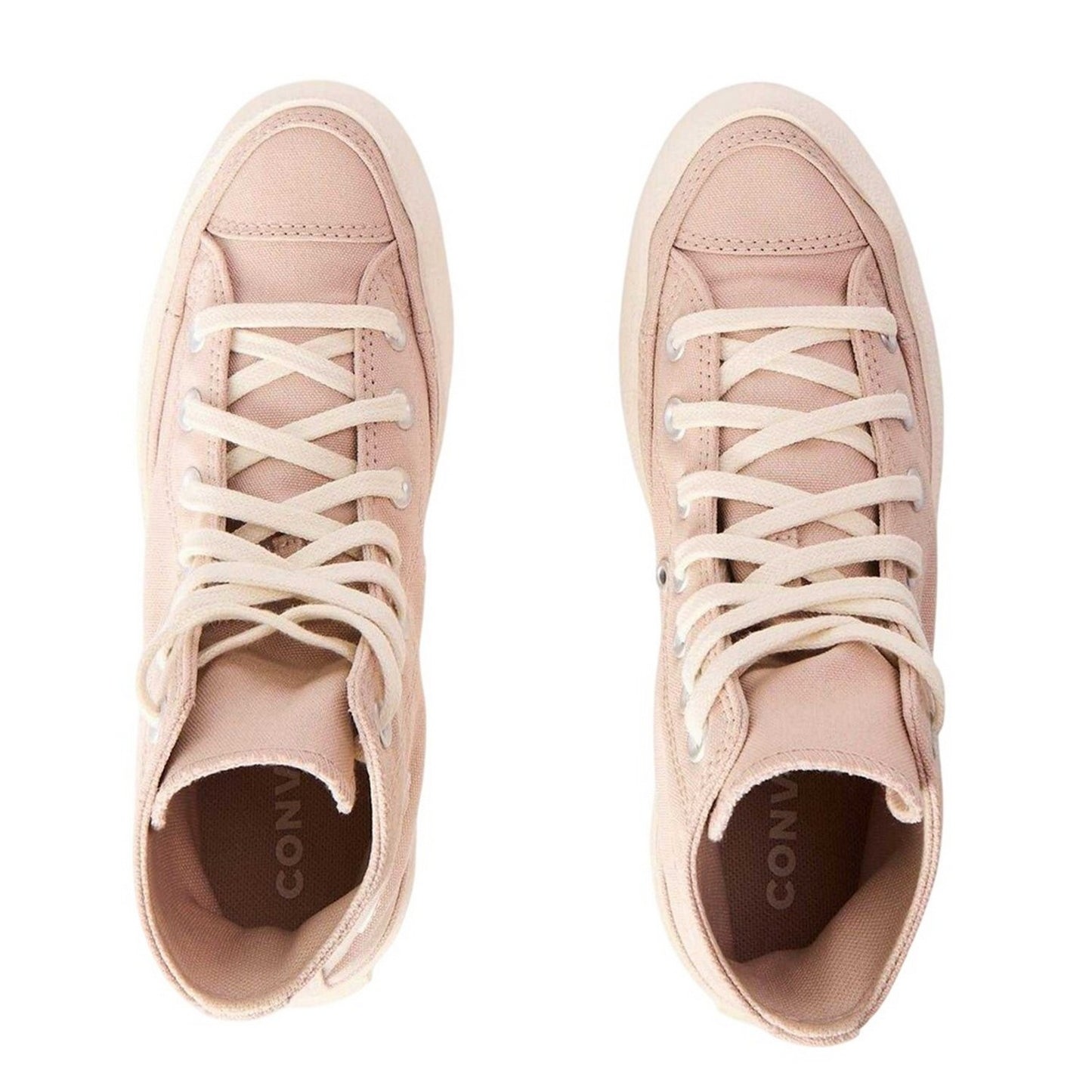Clay - Side - Converse Womens-Ladies All Star Canvas High Top Trainers