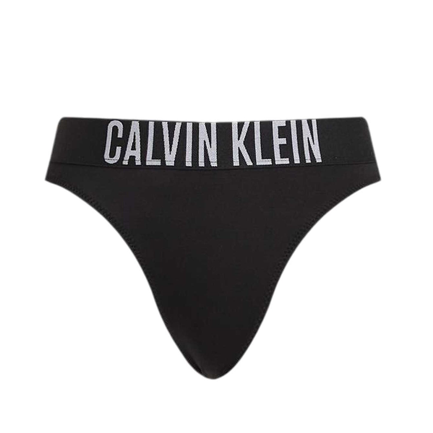 Black - Side - Calvin Klein Girls Logo Bikini Set