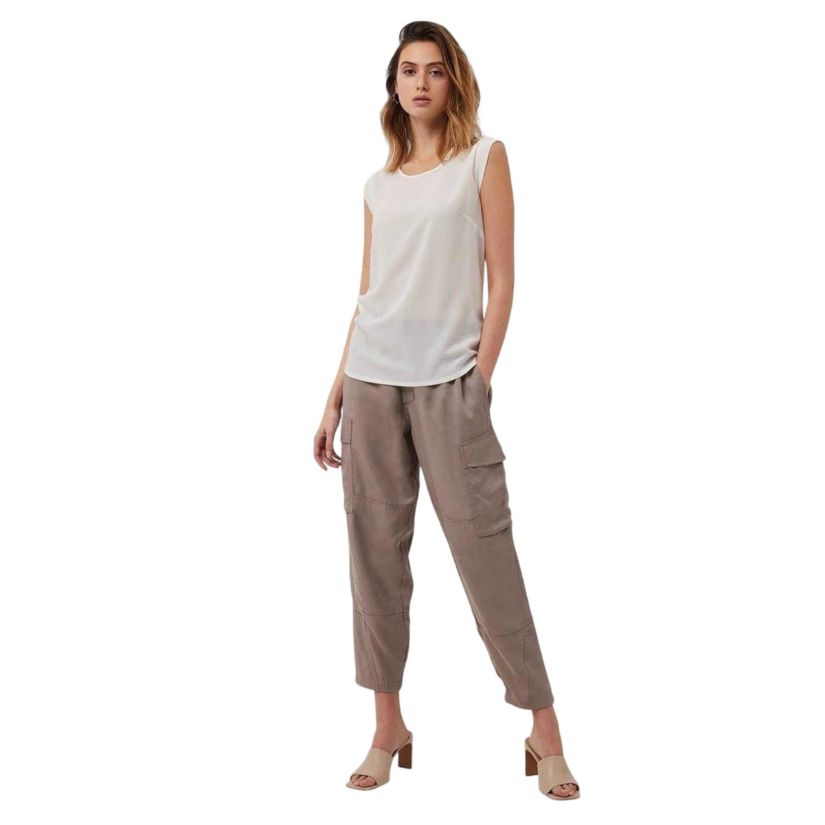 Daisy - Side - French Connection Womens-Ladies Capped Sleeved T-Shirt