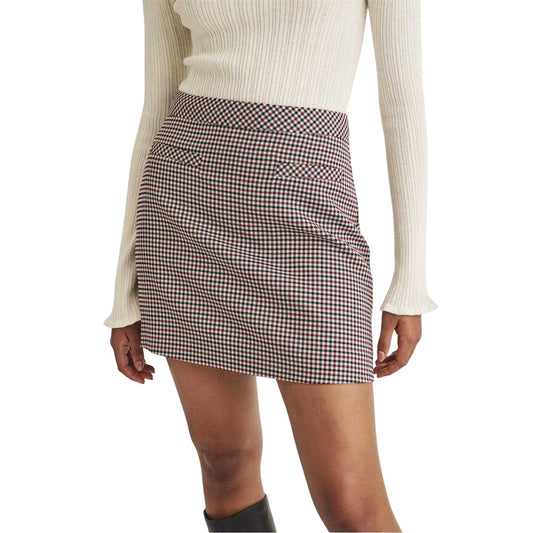 Multicoloured - Front - Nobody´s Child Womens-Ladies Pelmet Gingham Check Regular Mini Skirt