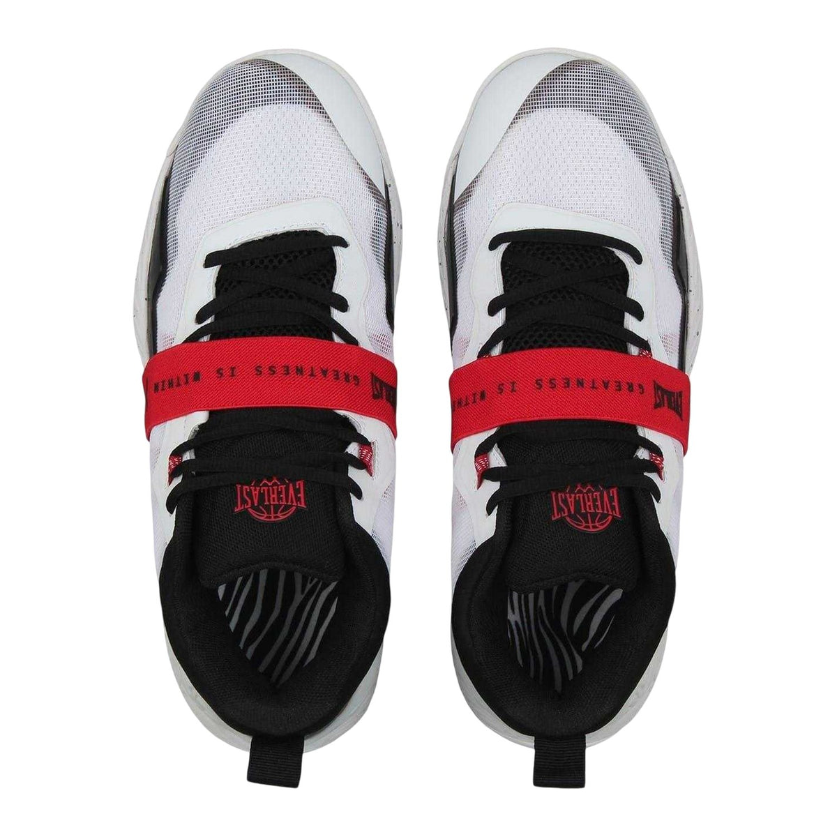 White - Pack Shot - Everlast Mens Supreme Logo Shoes