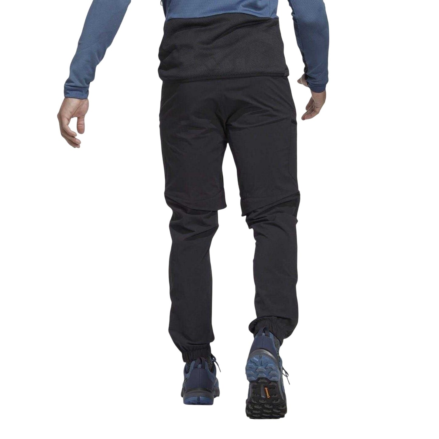 Black - Back - Adidas Mens Terrex Convertible Regular Cargo Trousers