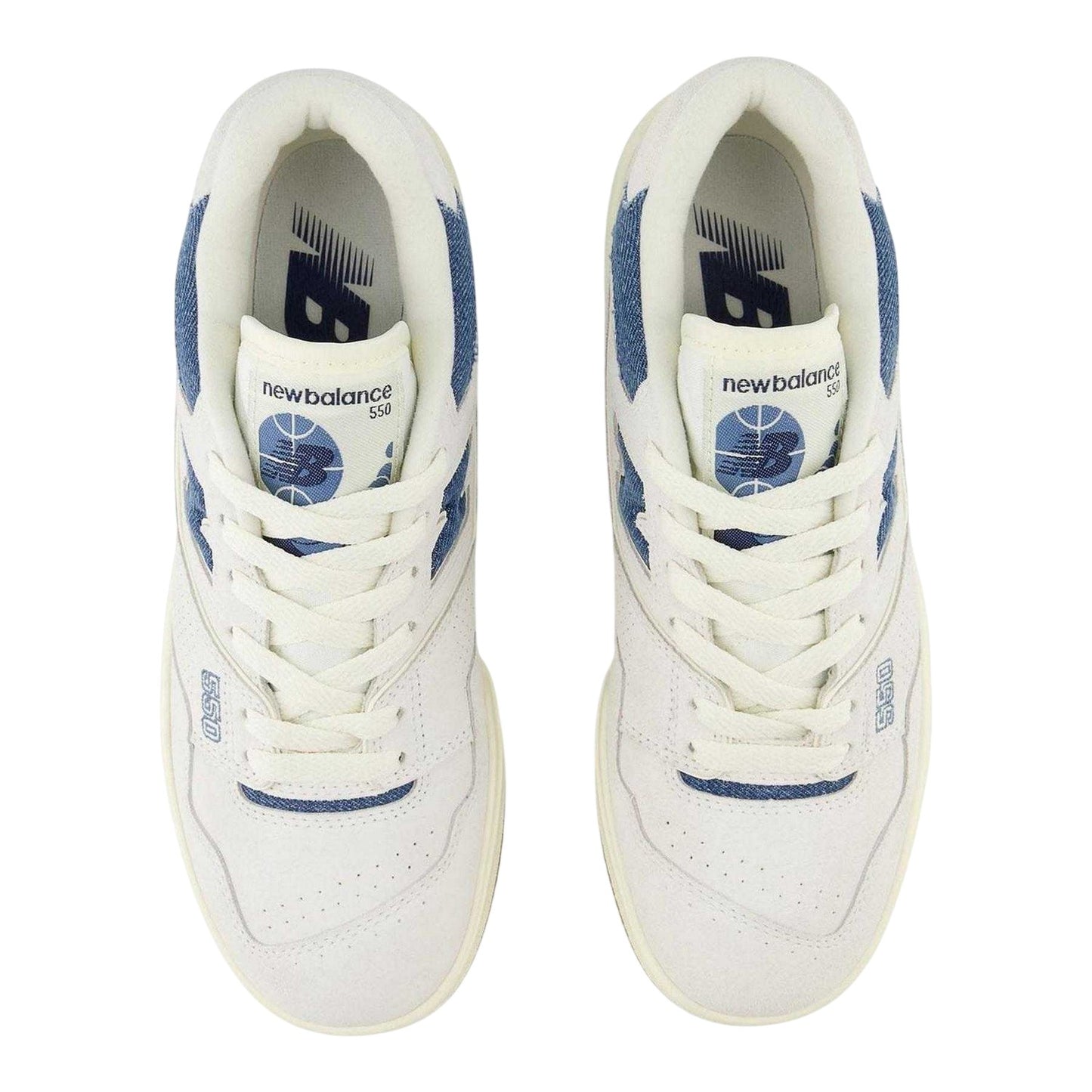 White - Lifestyle - New Balance Womens-Ladies BB550 Leather Trainers