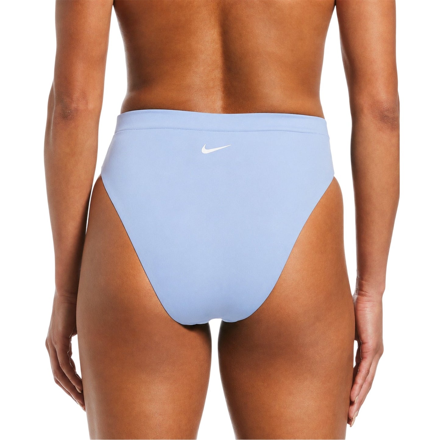 Bliss Blue - Back - Nike Womens-Ladies High Waist Bikini Bottoms