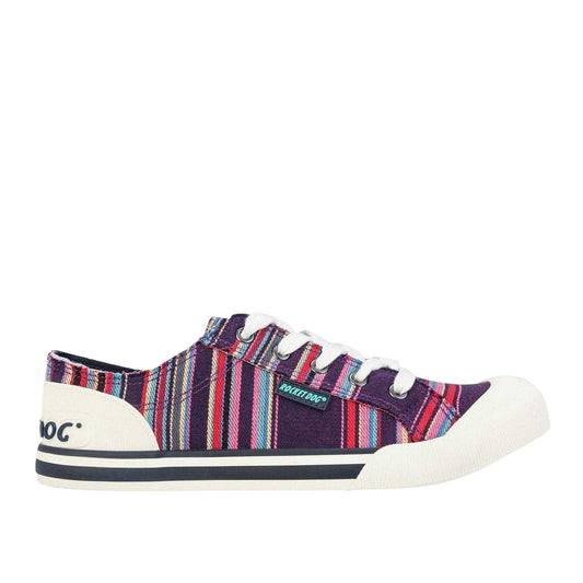 Purple - Front - Rocket Dog Womens-Ladies Jazzin Canvas Pumps
