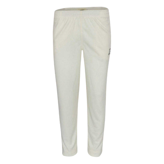 Off White - Front - Shrey Childrens-Kids Performance Playing Trousers