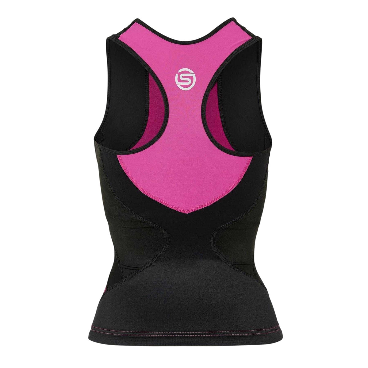 Pink - Back - Skins Womens-Ladies Tri 400 Sleeveless T-Shirt