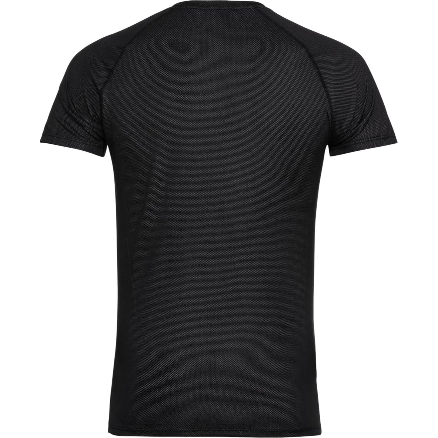 Black - Back - Odlo Mens Crew Neck Slim T-Shirt