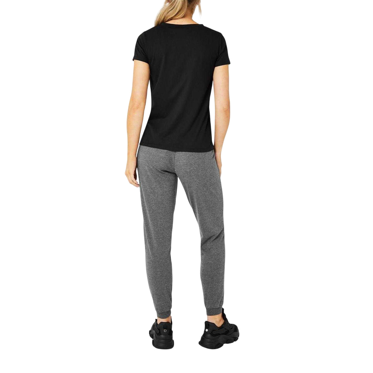 Charcoal Marl - Pack Shot - Slazenger Womens-Ladies Interlock Jogging Bottoms