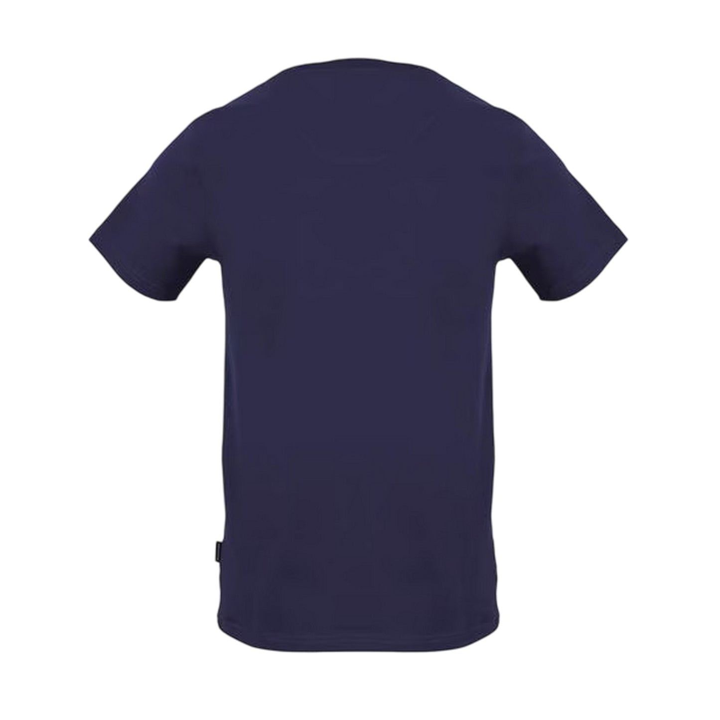 Navy - Back - Aquascutum Mens Signature Crew Neck T-Shirt