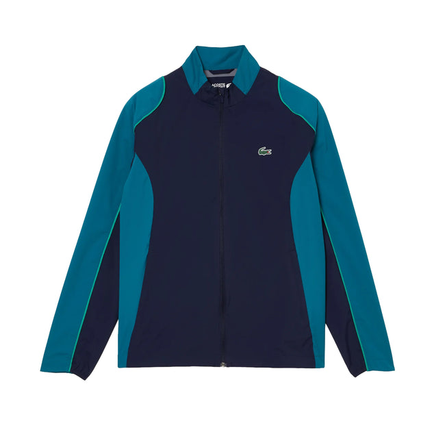 Navy - Front - Lacoste Mens Collapsible Sports Golf Jacket