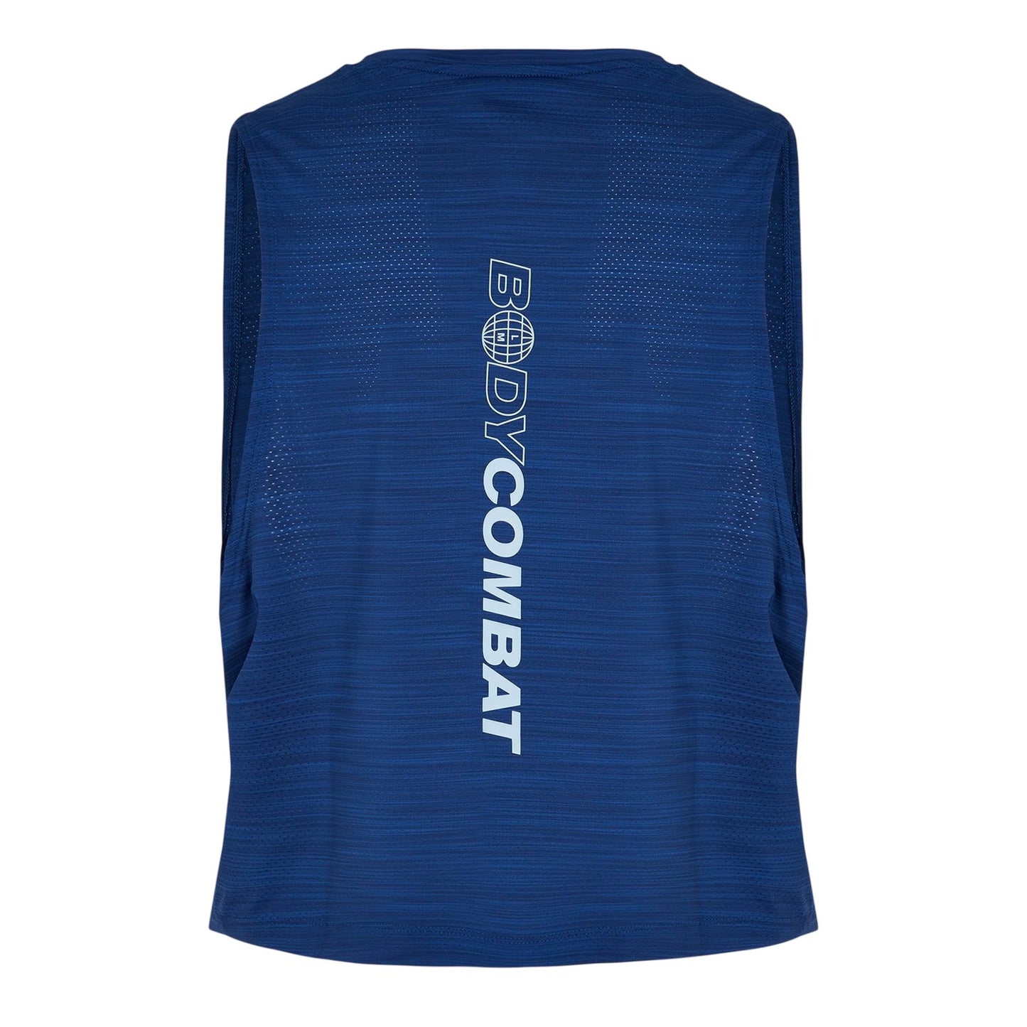 Blue - Back - Reebok Mens Les Mills Bodycombat Crew Neck Tank Top