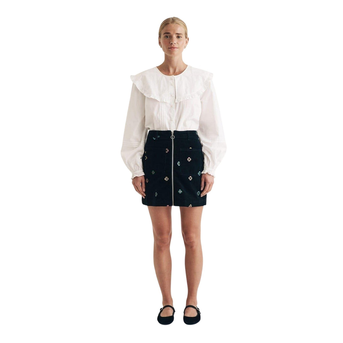 Multicoloured - Side - Nobody´s Child Womens-Ladies Dalong Corduroy Zipped Mini Skirt